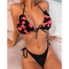 Sexy Flowers Print Bikini Set