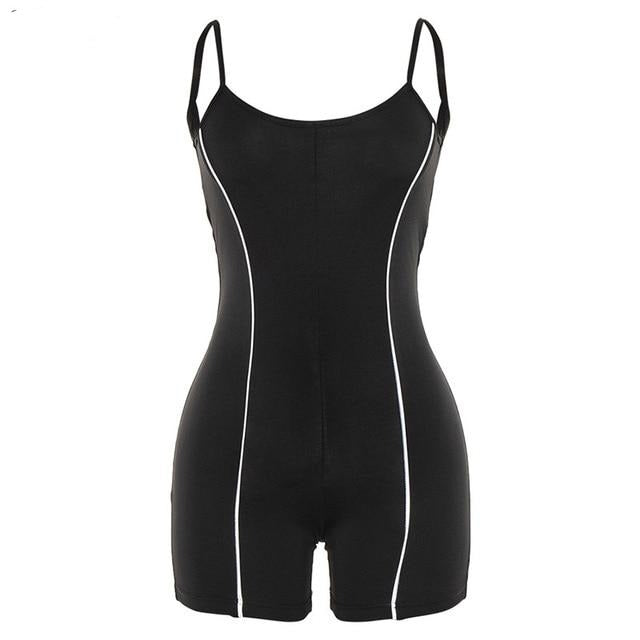 Sexy Strapless Neon Skinny Playsuit