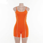 Sexy Strapless Neon Skinny Playsuit
