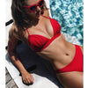 Halter Push Up Bikini Set