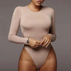 Long Sleeve Sexy Streetwear Bodysuit