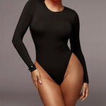 Long Sleeve Sexy Streetwear Bodysuit