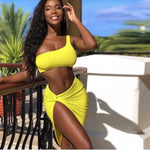2-Piece Set One Shoulder Outfit