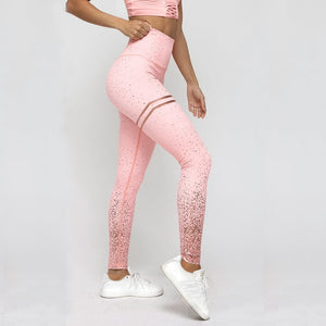 Gold Print Push Up Leggings