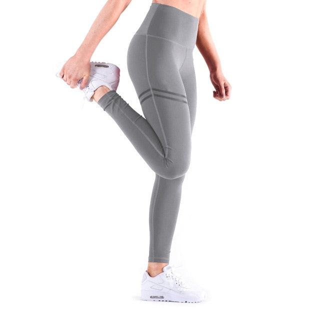 Gold Print Push Up Leggings