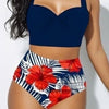 Bohemian Sunflower-Print Two-Piece Swimsuit