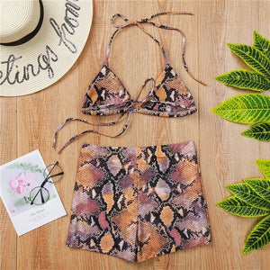 Snake Skin Two Piece Set