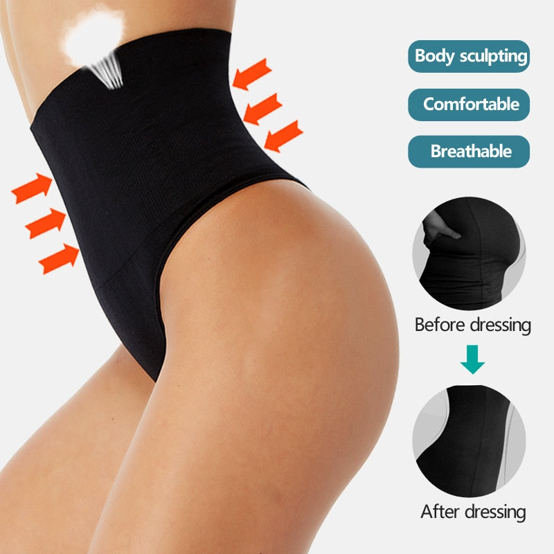 High Waist  Body Shaper Thong