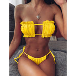 Sexy Bandeau Push Up Bikini Set